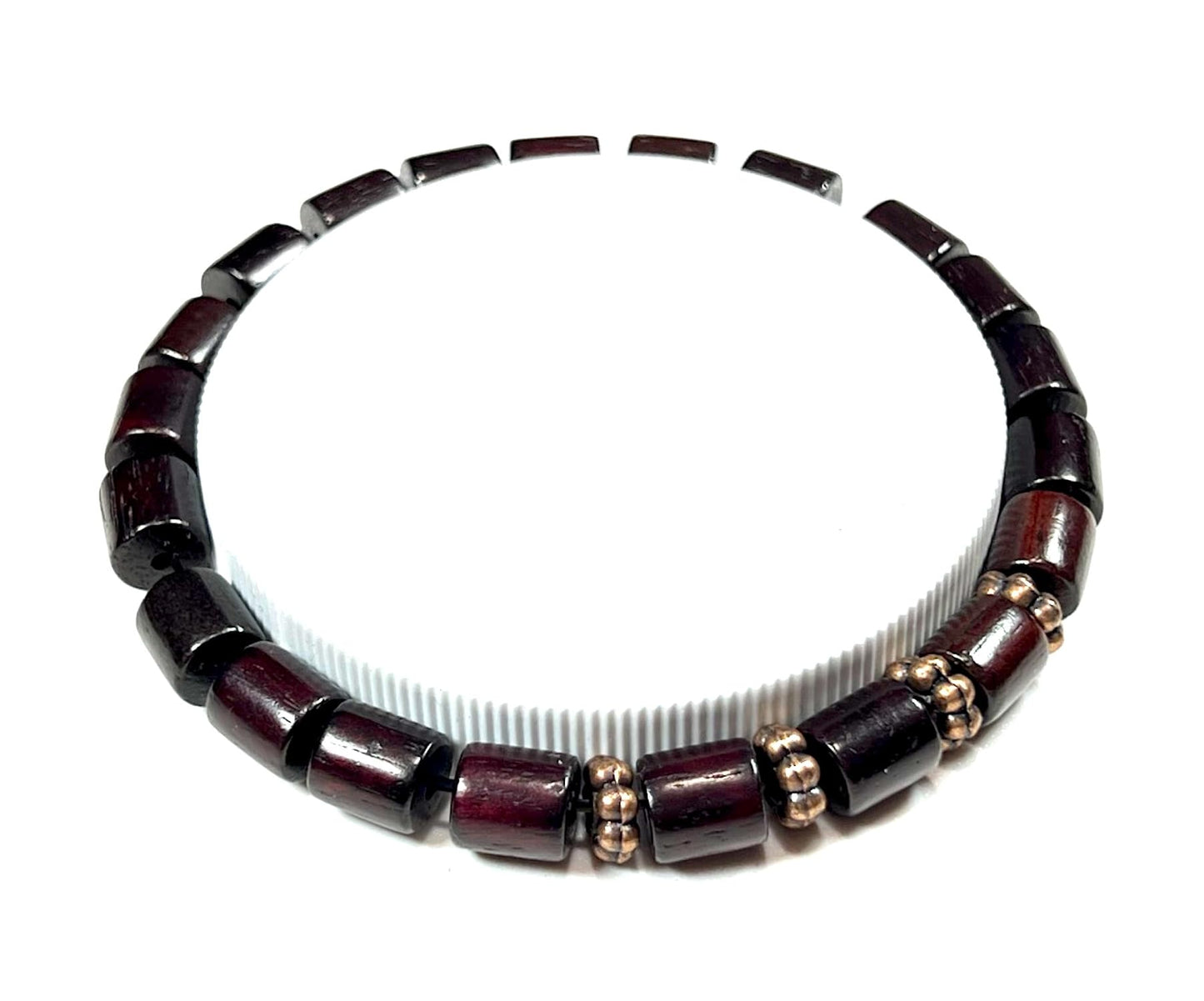 Rosewood Bracelet with Copper Accents | ARANYA Collection