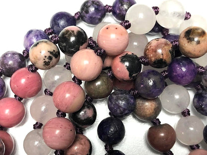 LUCEM Charoite Necklace | Balance, Love & Transformation | Heart Chakra Healing | Libra-Inspired Jewelry