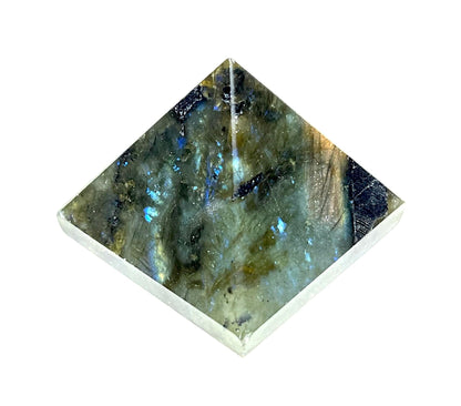 Labradorite Crystal Pyramid | 2-Inch Intuition Stone | TATTVA Collection