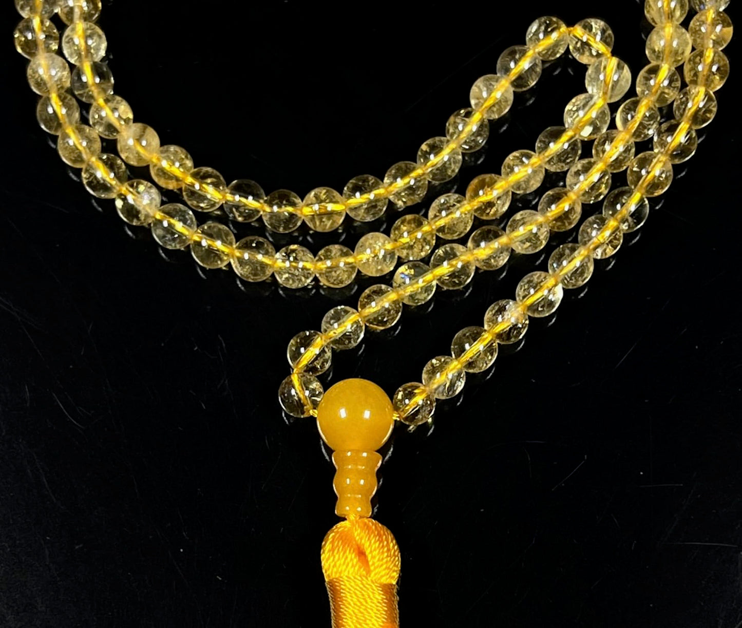 Awaken Your Kundalini Gemstone Mala Beads Necklace