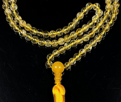 Awaken Your Kundalini Gemstone Mala Beads Necklace