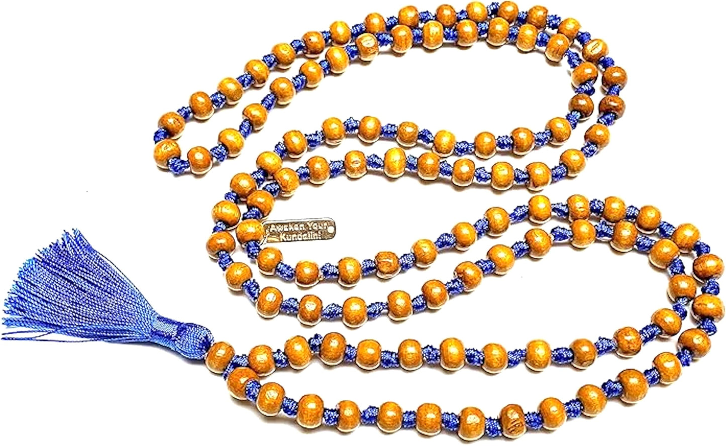 Hand-Knotted Tulsi Mala Beads Necklace – 8mm 108 Buddhist Prayer Beads – Multicolor Options – Chakra Balancing & Zodiac Birthstones – Meditation Jewelry