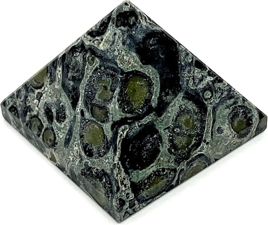 Kambaba Jasper Crystal Pyramid | 2-Inch Stone of Grounding | TATTVA Collection