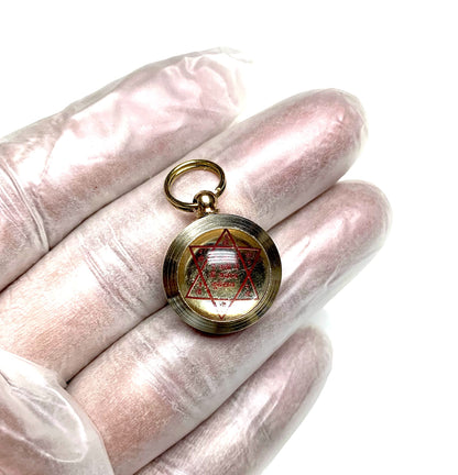 Sri Kuber Yantra Amulet Pendant: Remove Obstacles to Success and Attract Prosperity