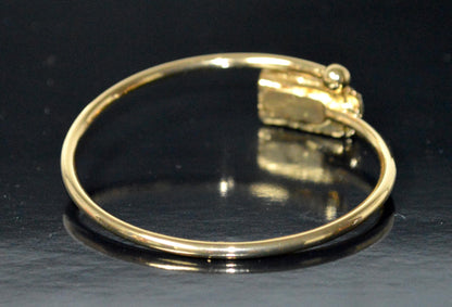 Celestial Kyanite Bangle | 18K Gold Plated | ALIGN & LUMA Collection