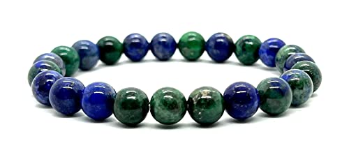 Azurite Stretch Bracelet | 8mm Beads | CELESTA Collection