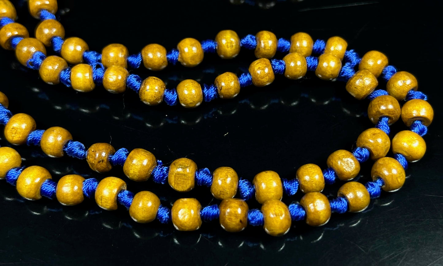 Hand-Knotted Tulsi Mala Beads Necklace – 8mm 108 Buddhist Prayer Beads – Multicolor Options – Chakra Balancing & Zodiac Birthstones – Meditation Jewelry