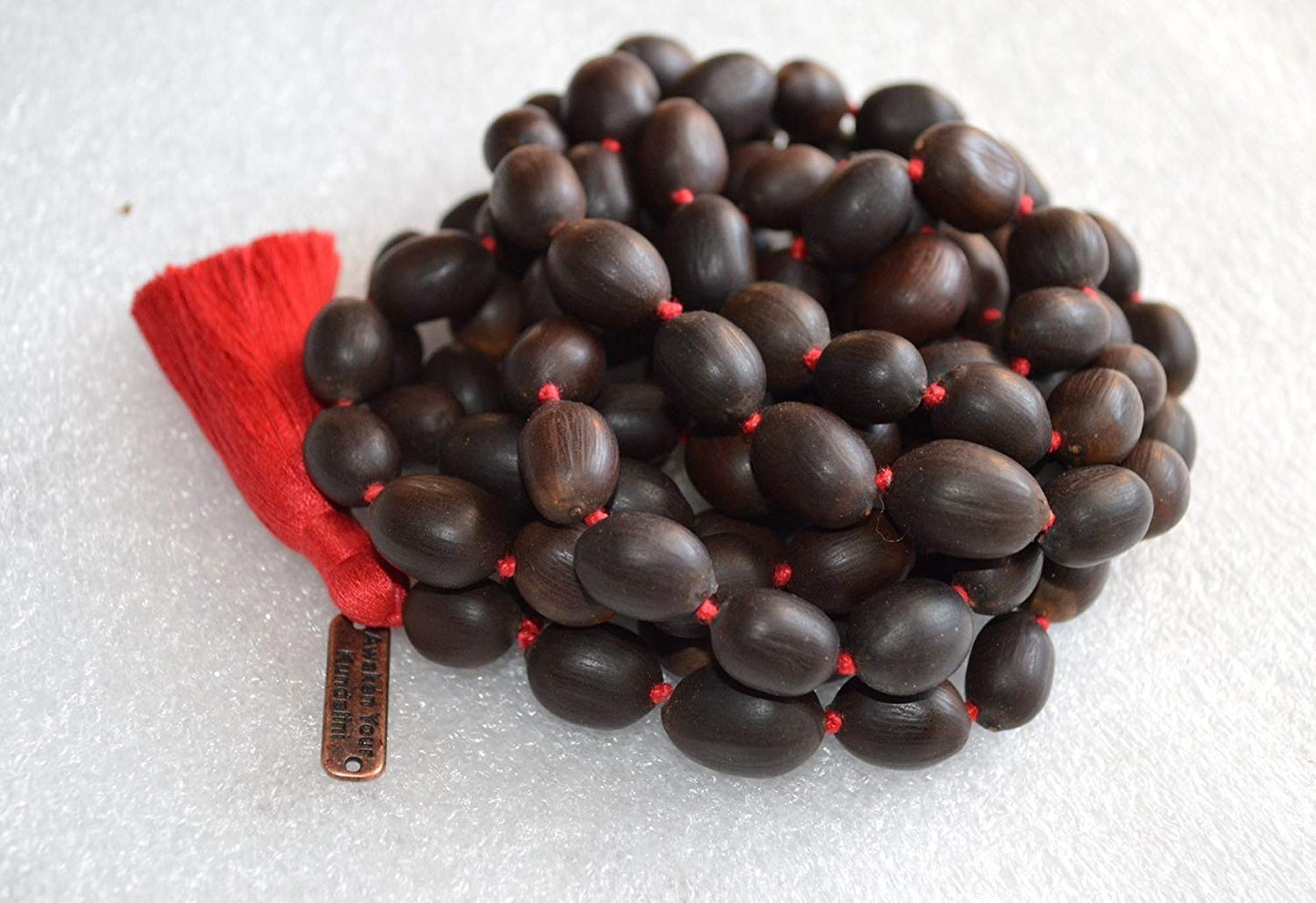 Kamalgatta Mala Kamal Gatta Beaded Necklace - Digestive & Respiratory Health Benefits, Root Chakra Balancing, Inner Peace Harmony