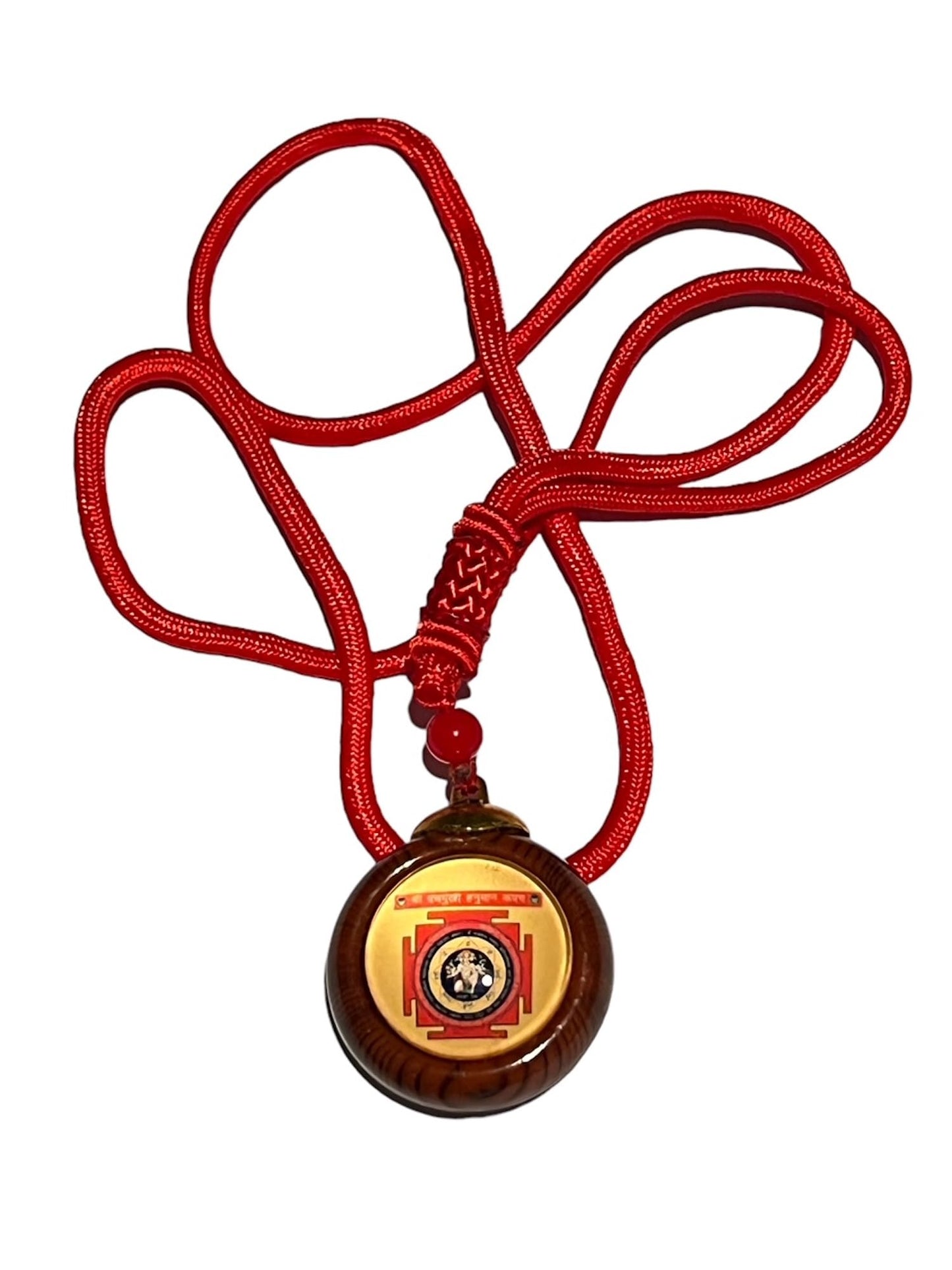 Sri Panch Mukhi Hanuman with Sri Yantra - Dual Yantra Kavach Amulet for Protection, Power, Fame & Enhanced Energy