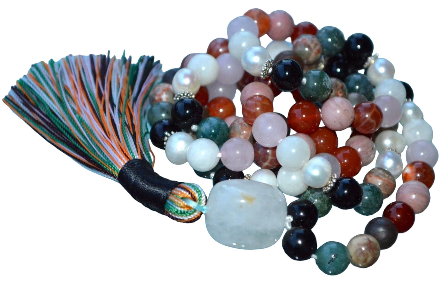 Ultimate Cancer Zodiac Mala Necklace | 108 Beads | ASTRA Collection