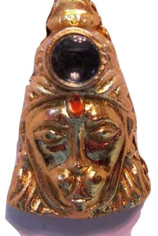 AWAKEN YOUR KUNDALINI Hanuman Chalisa Yantra Kavach Pendant, Panchdhatu with Golden Finish, Approx. 1.25 Inches