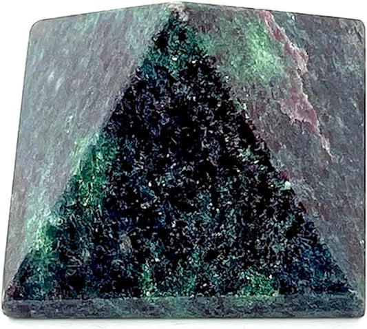Ruby Zoisite Crystal Pyramid | 2-Inch Transformation Stone | TATTVA Collection