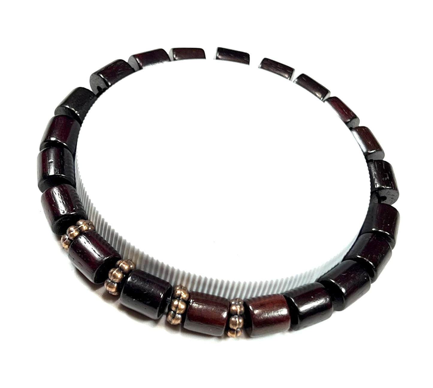 Rosewood Bracelet with Copper Accents | ARANYA Collection