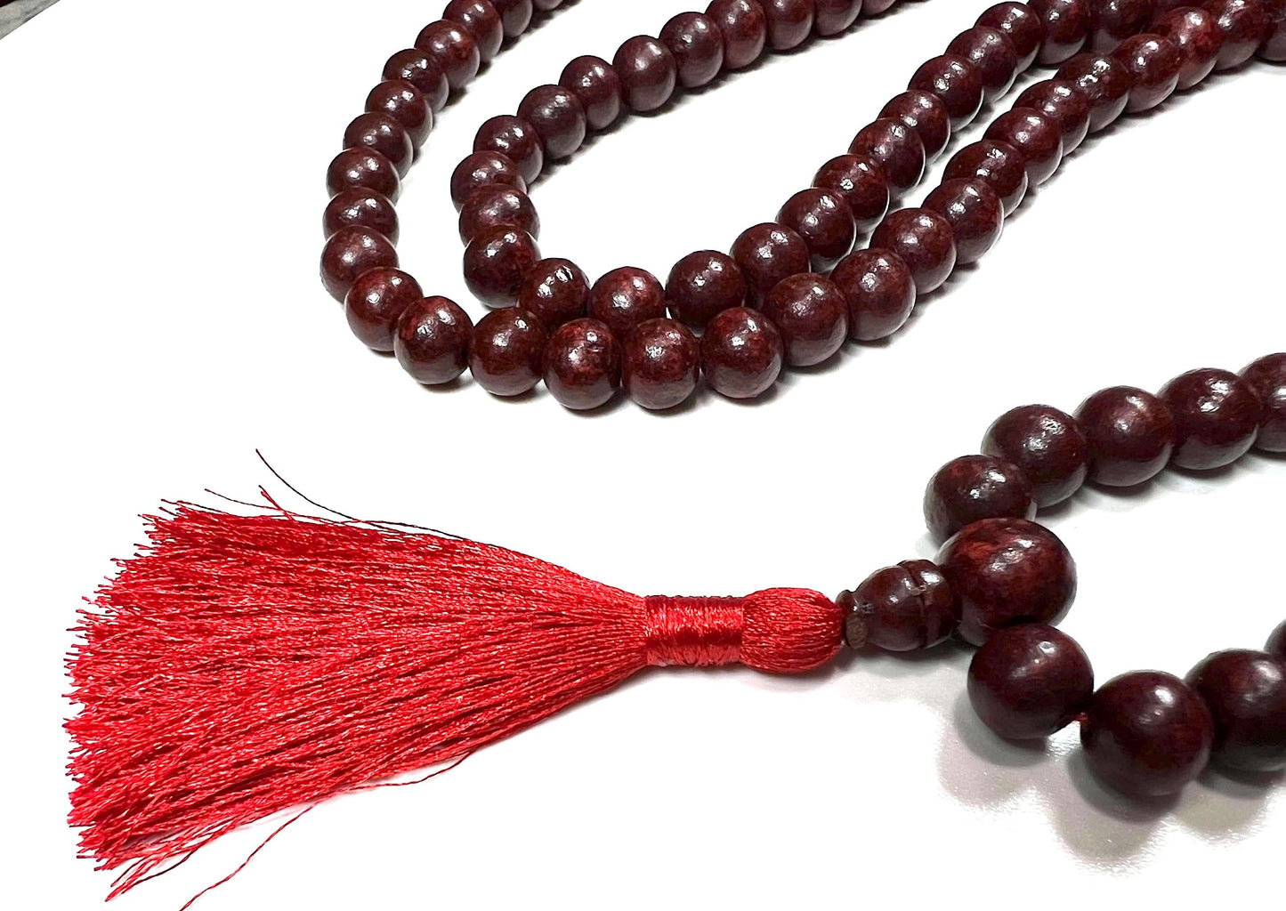 Rosewood Mala Necklace | 10mm 108 Beads | ARANYA Collection