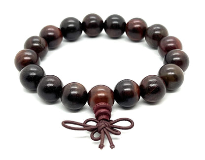 Rosewood Mala Bracelet | 12mm Beads | ARANYA Collection