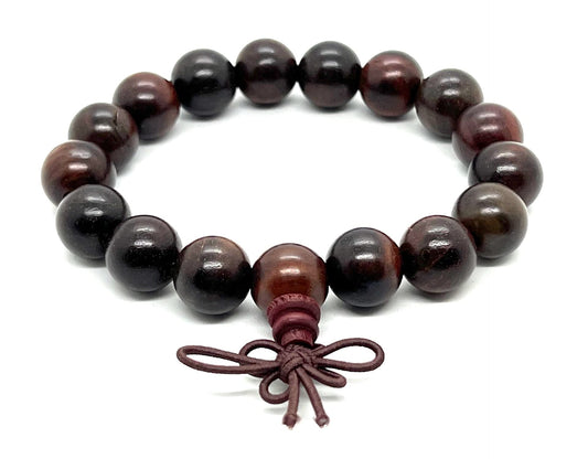 Rosewood Mala Bracelet | 12mm Beads | ARANYA Collection