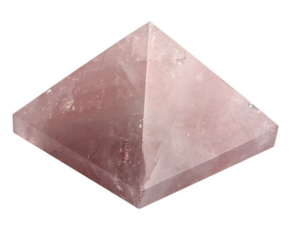 Rose Quartz Crystal Pyramid | 2-Inch Love & Harmony Stone | TATTVA Collection