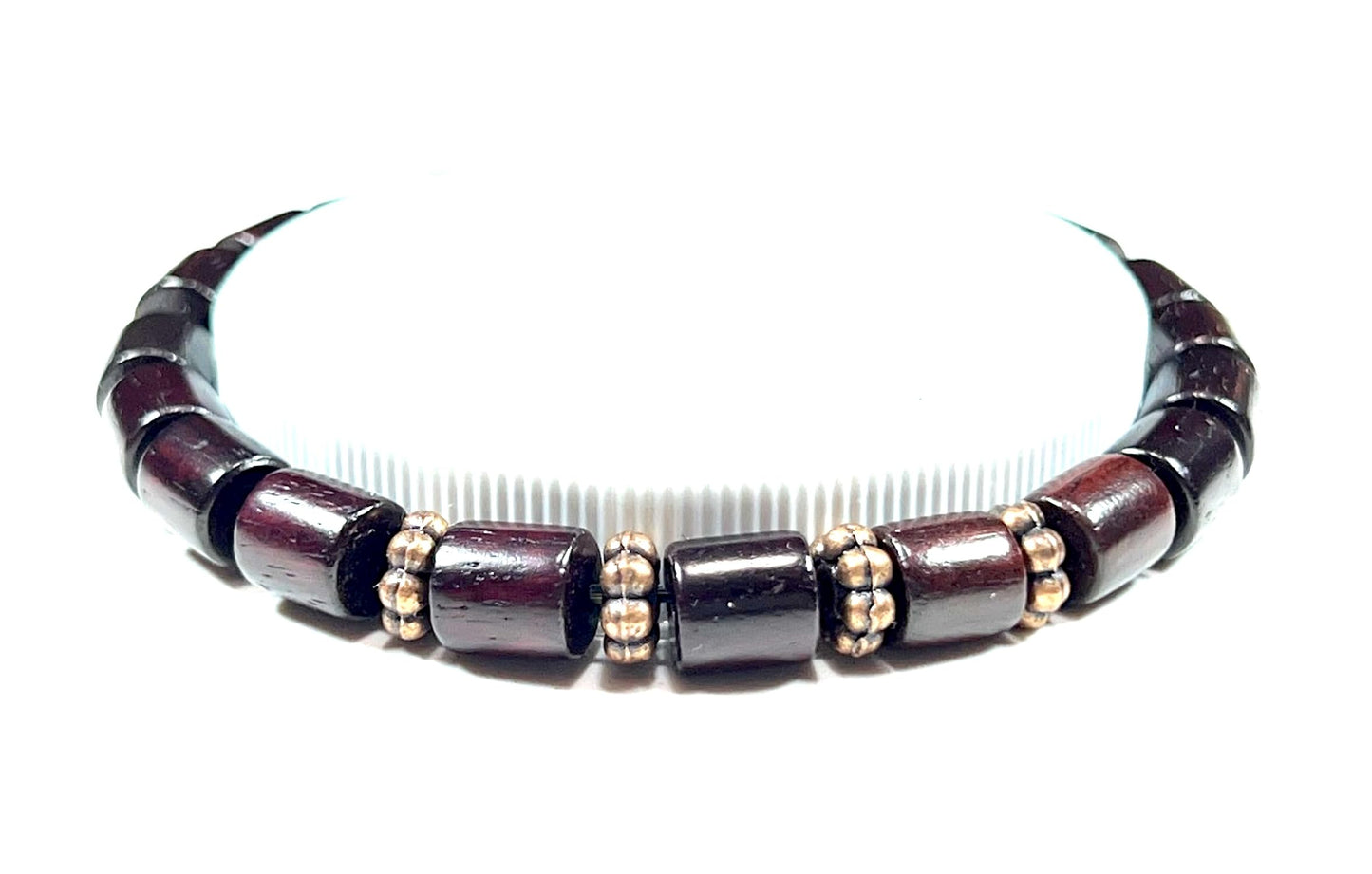Rosewood Bracelet with Copper Accents | ARANYA Collection
