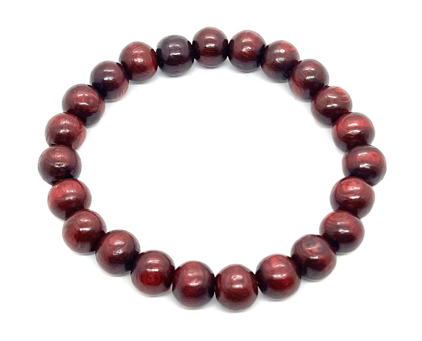 Rosewood Stretch Bracelet | 10mm Beads | ARANYA Collection