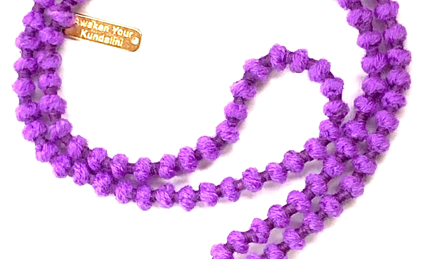 Hand Knotted Wool Mala Beads Necklace – Bead Size 7-8mm | 108 Beads | 7 Chakra Colors | Root to Crown Energy | Ethical & Lightweight
