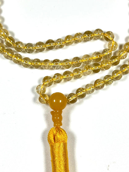 Awaken Your Kundalini Gemstone Mala Beads Necklace