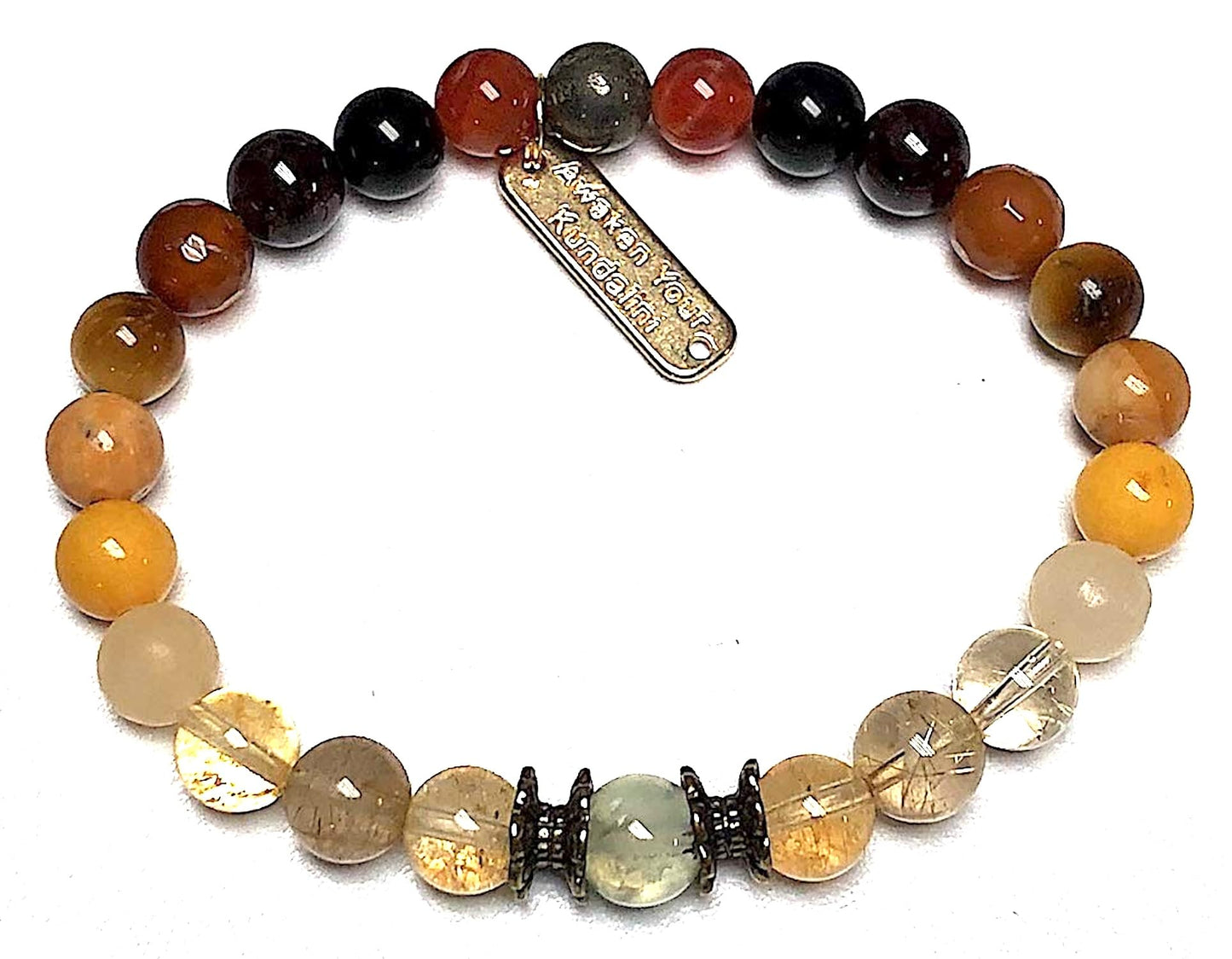 Stunning Manifestation Stretch Bracelet - Assorted Gemstones - All Zodiac Birthstone and Chakra Aligned