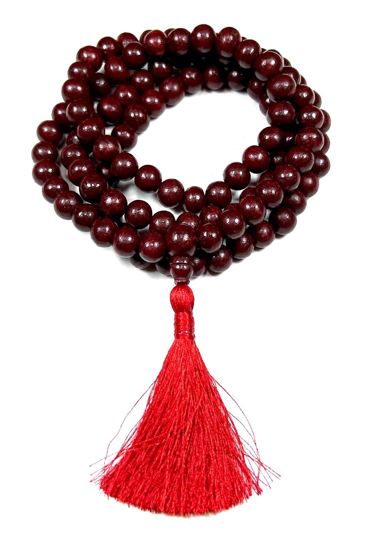 Rosewood Mala Necklace | 10mm 108 Beads | ARANYA Collection