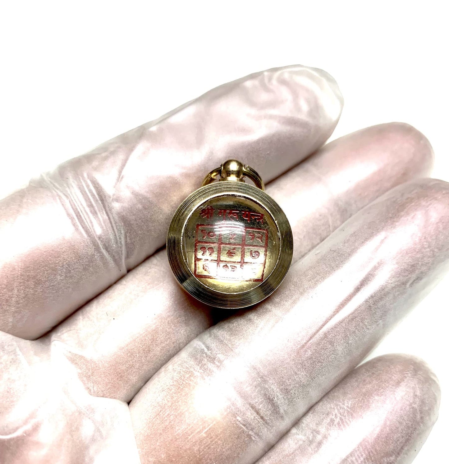 Guru Brihaspati Yantra Pendant | 3/4-Inch Brass | TEJAS & VARNIKA