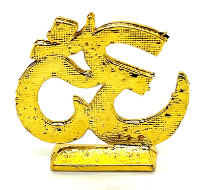 Auspicious Om Aum Sign - For Peace, Harmony, Tranquility - Positive Energy Generator - Repels Negative Energy, Fear, Bad Omen - Approx Size 2.25 Inches