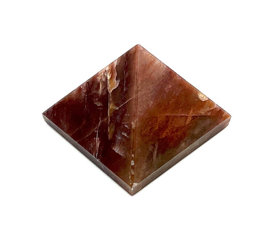 Brown Aventurine Crystal Pyramid | 2-Inch Stability Stone | TATTVA Collection