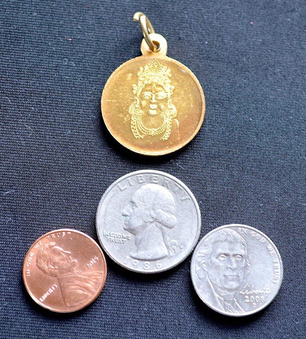 Kuber Yantra Pendant - Ashtadhatu (8 Metals) | 1 Inch | Universal Birthstone, Root Chakra