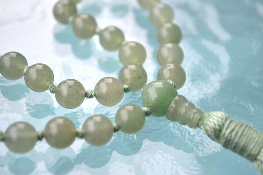 Green Aventurine Pocket Mala | 27 Beads for Prosperity & Calm | ANKURA Collection