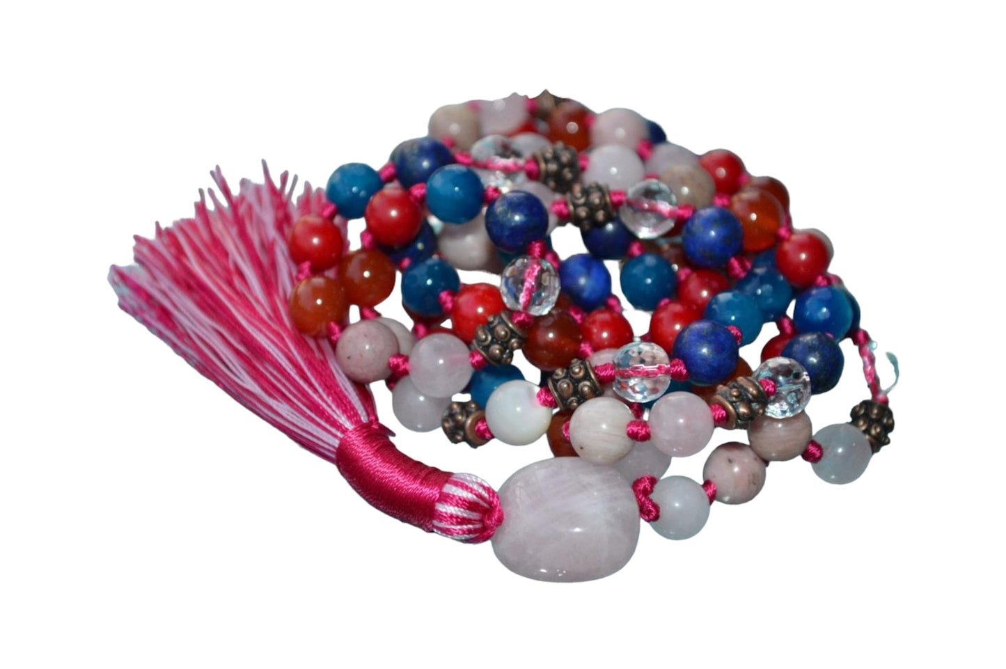 Ultimate Taurus Zodiac Mala Necklace | 108 Hand-Knotted Beads | ASTRA Collection
