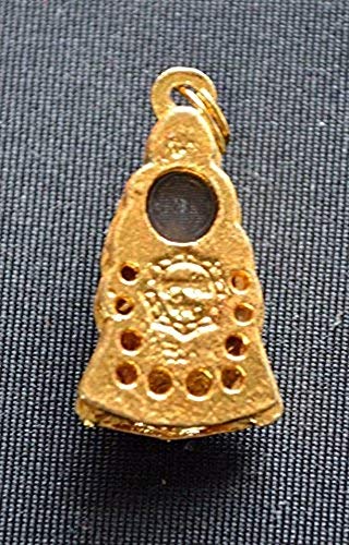 AWAKEN YOUR KUNDALINI Hanuman Chalisa Yantra Kavach Pendant, Panchdhatu with Golden Finish, Approx. 1.25 Inches