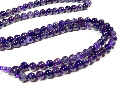 Amethyst Mala Necklace | 108 Beads for Crown Chakra | SOMA Collection