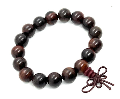 Rosewood Mala Bracelet | 12mm Beads | ARANYA Collection