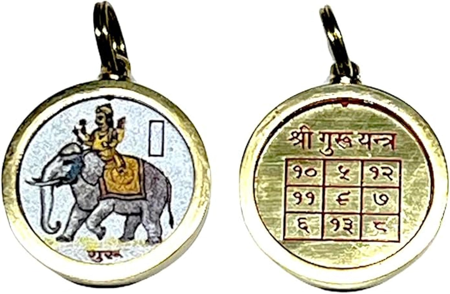 AWAKEN YOUR KUNDALINI Guru Brihaspati Yantra Kavach Pendant - Jupiter Retrograde Planet Protection Amulet - Navagraha Yantra