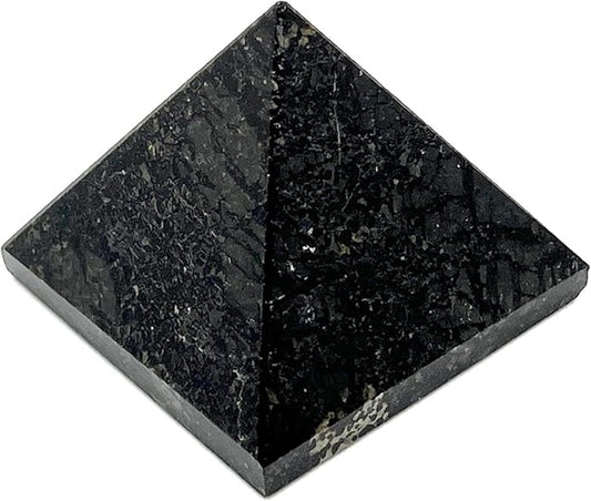 Astrophyllite Crystal Pyramid | 2-Inch Visionary Stone | TATTVA Collection