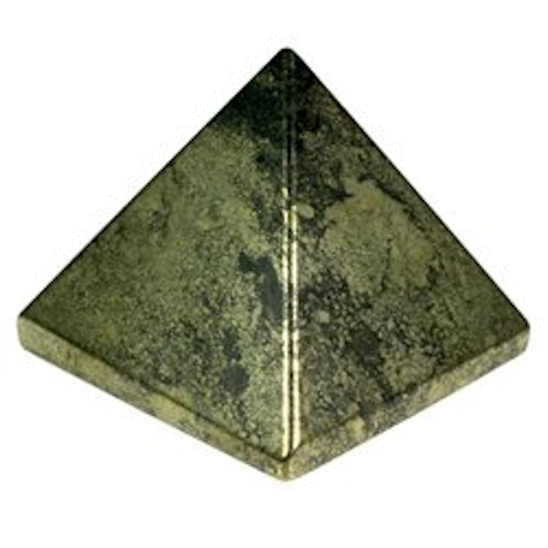Pyrite Crystal Pyramid | 2-Inch Empowerment Stone | TATTVA Collection