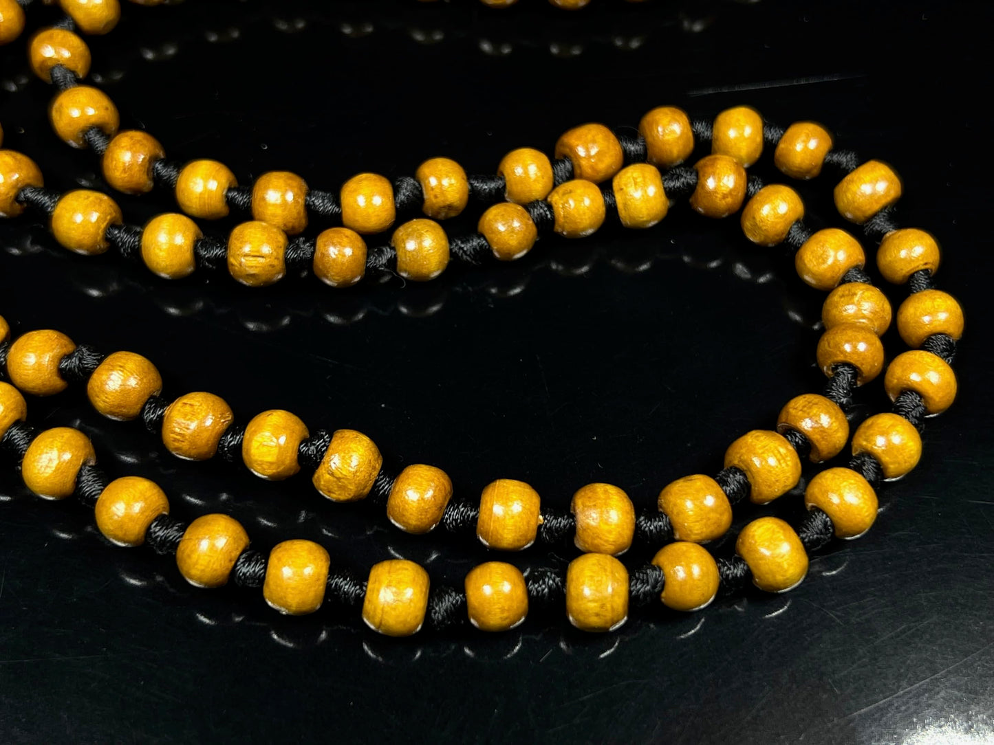 Hand-Knotted Tulsi Mala Beads Necklace – 8mm 108 Buddhist Prayer Beads – Multicolor Options – Chakra Balancing & Zodiac Birthstones – Meditation Jewelry