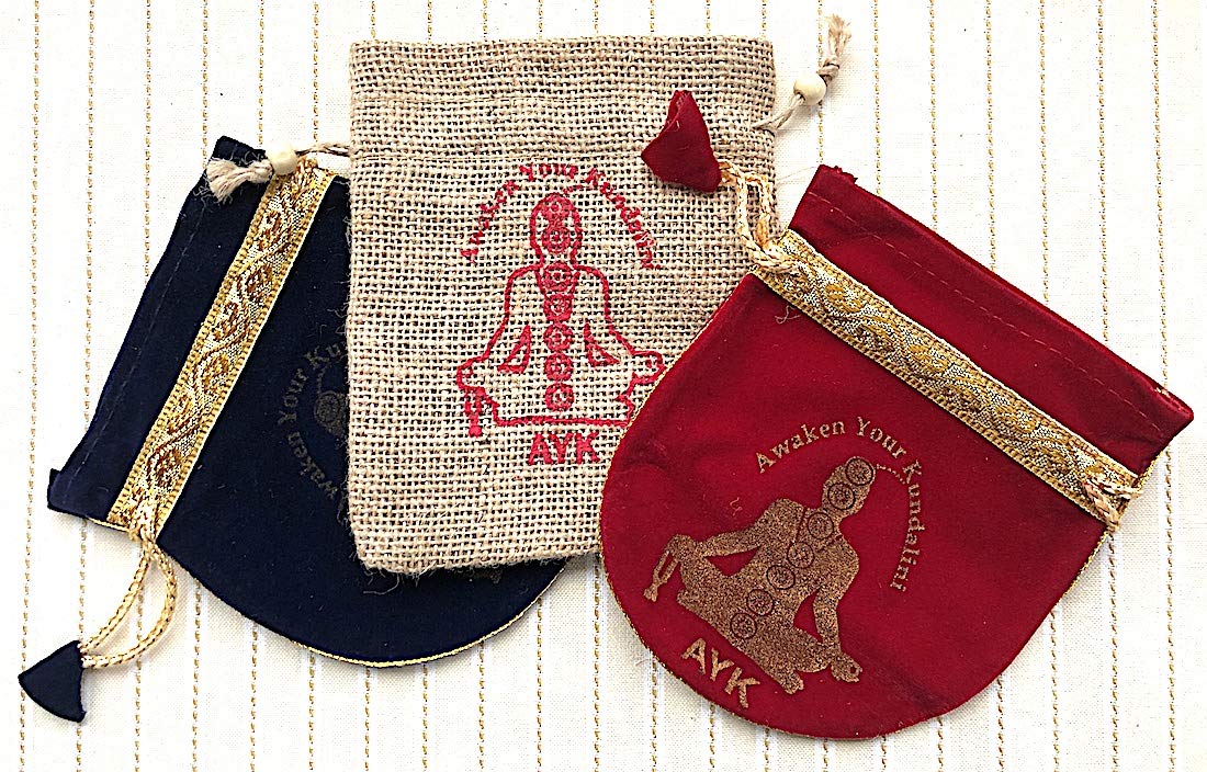 Vijayanti Vaijayanti mala beads necklace - Victory Mala 108 prayer beads for Laxmi Lakshmi Vishnu Krishna pooja puja - 5 mukhi (5 face) Rudraksha Rudraksh Guru bead - Awaken - w/Velvet Rosary pouch