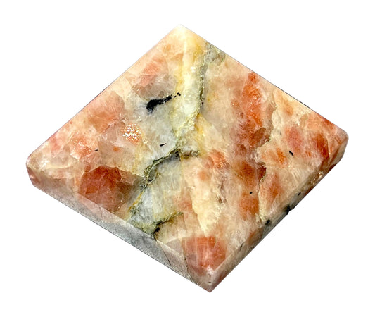 Sunstone Crystal Pyramid | 2-Inch Stone of Radiance | TATTVA Collection
