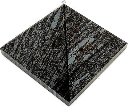 Bronzite Crystal Pyramid | 2-Inch Grounding Stone | TATTVA Collection