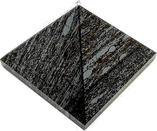 Bronzite Crystal Pyramid | 2-Inch Grounding Stone | TATTVA Collection
