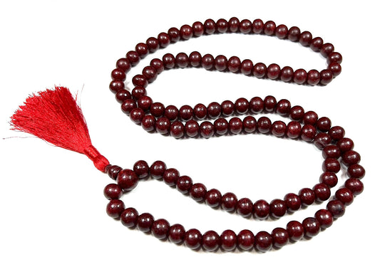 Rosewood Mala Necklace | 10mm 108 Beads | ARANYA Collection