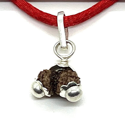Unveiling Harmony & Balance: Handmade Certified Gauri Shankar Rudraksha Pendant Necklace