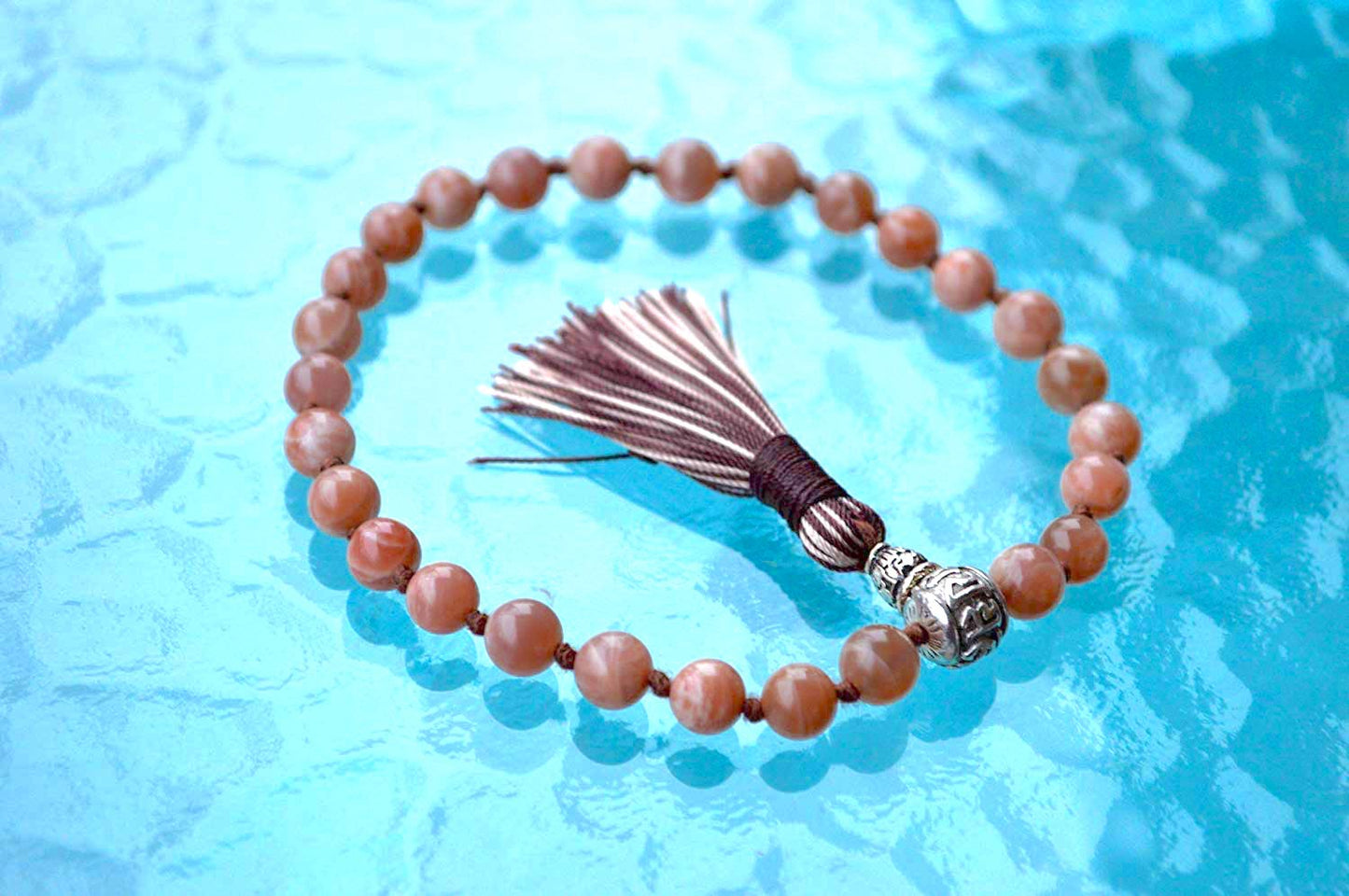 Picture Jasper Pocket Mala | 27 Beads for Grounding & Stability | ANKURA Collection