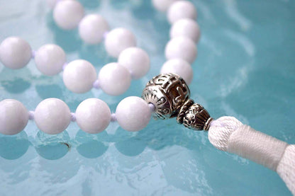 White Jade Pocket Mala | 27 Beads for Calm & Clarity | ANKURA Collection