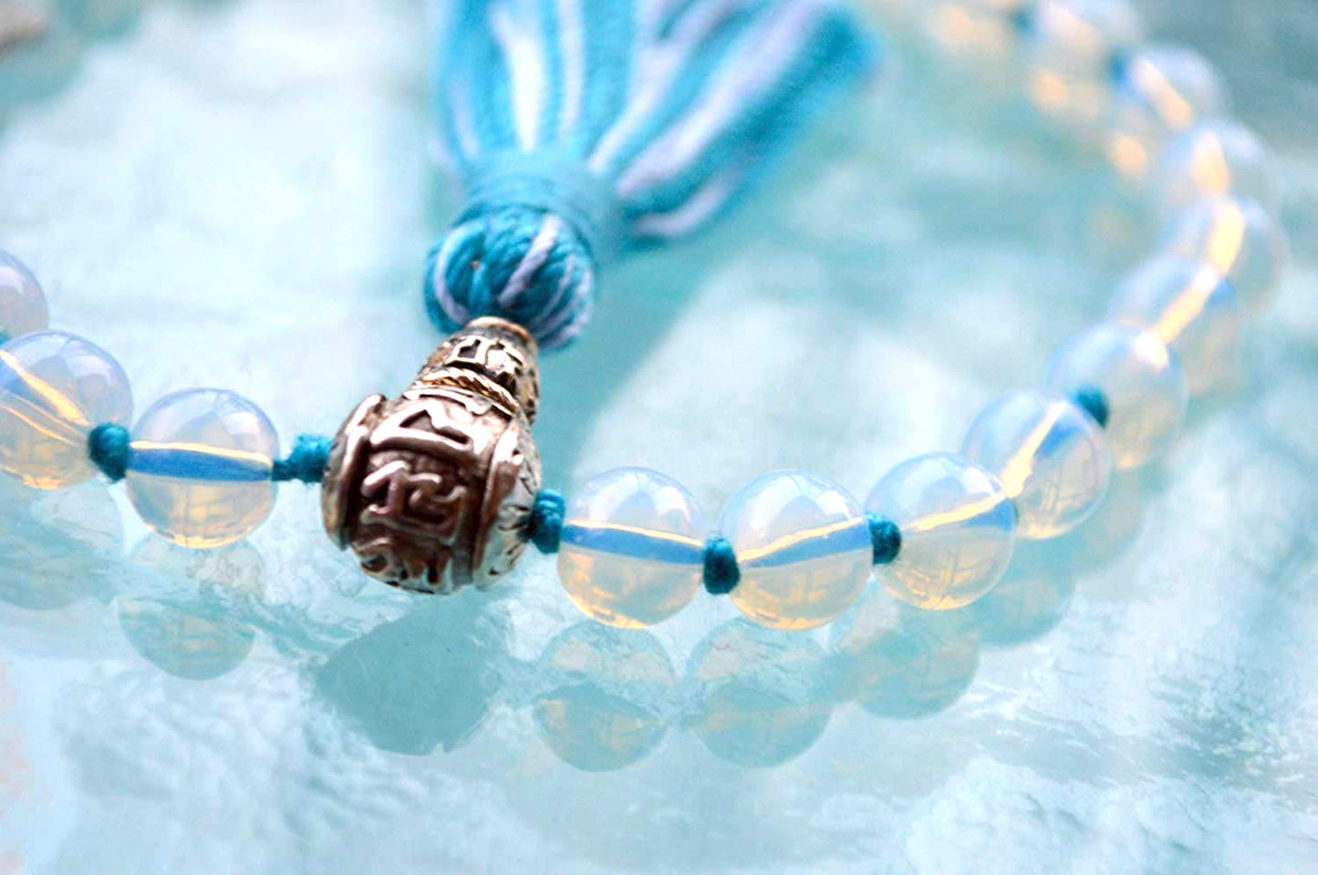 Opal Pocket Mala | 27 Beads for Inspiration & Emotional Healing | ANKURA Collection
