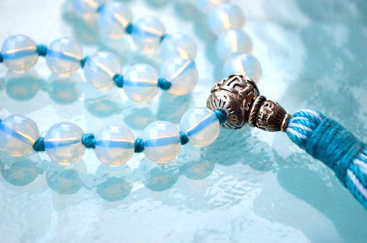 Opal Pocket Mala | 27 Beads for Inspiration & Emotional Healing | ANKURA Collection